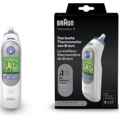 Braun ThermoScan 7 Ear Thermometer - Accurate & Reliable Temperature Measurement (Model 4022167652195)